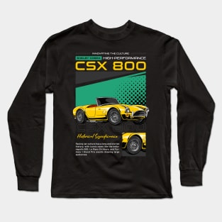 Retro Cobra CSX 8000 Car Long Sleeve T-Shirt